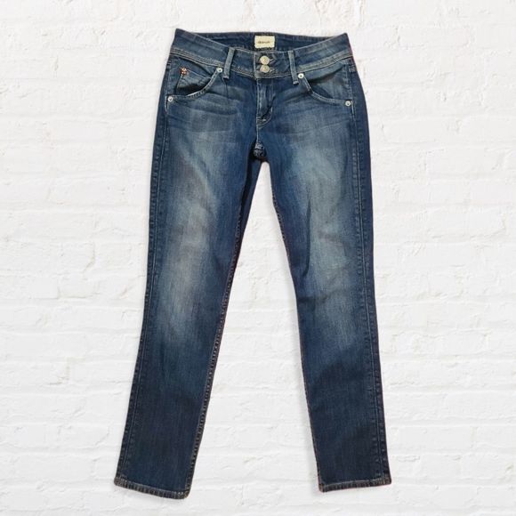 Hudson | Collin Crop Super Vixen Skinny Jean's Sz 24 - Picture 2 of 6